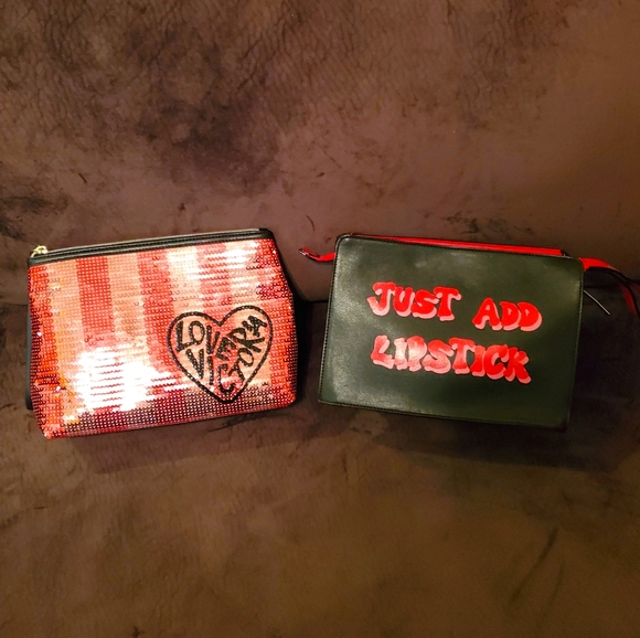 Victoria's Secret Wristlet/ Cosmetic Bag Bundle - Picture 1 of 3